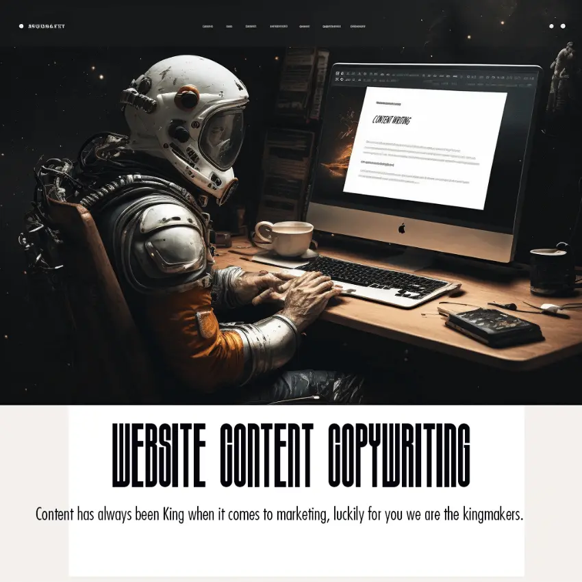 WEBSITE CONTENT WRITING